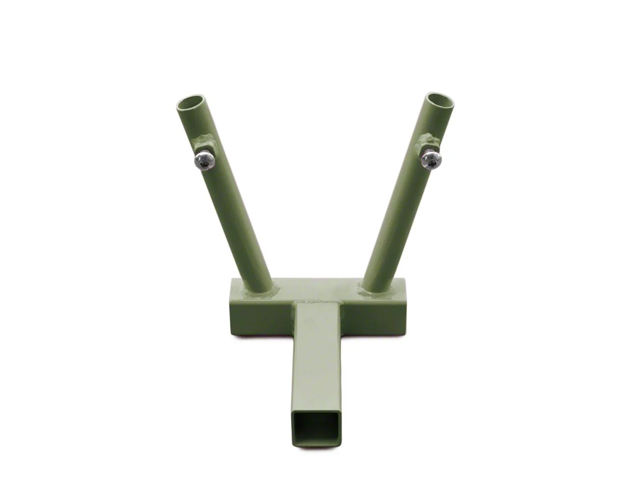 Steinjager Hitch Mounted Dual Flag Holder; Locas Green (Universal; Some Adaptation May Be Required)