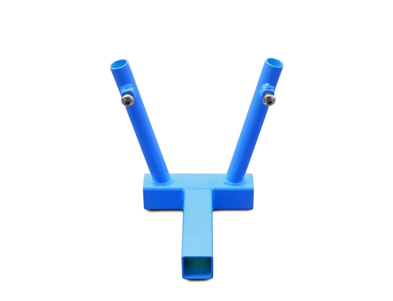 Steinjager Hitch Mounted Dual Flag Holder; Playboy Blue (Universal; Some Adaptation May Be Required)