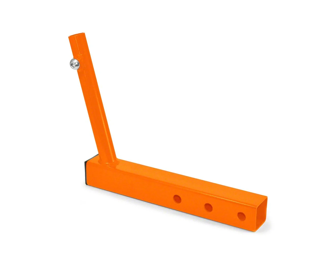 Steinjager Hitch Mounted Single Flag Holder; Fluorescent Orange (Universal; Some Adaptation May Be Required)