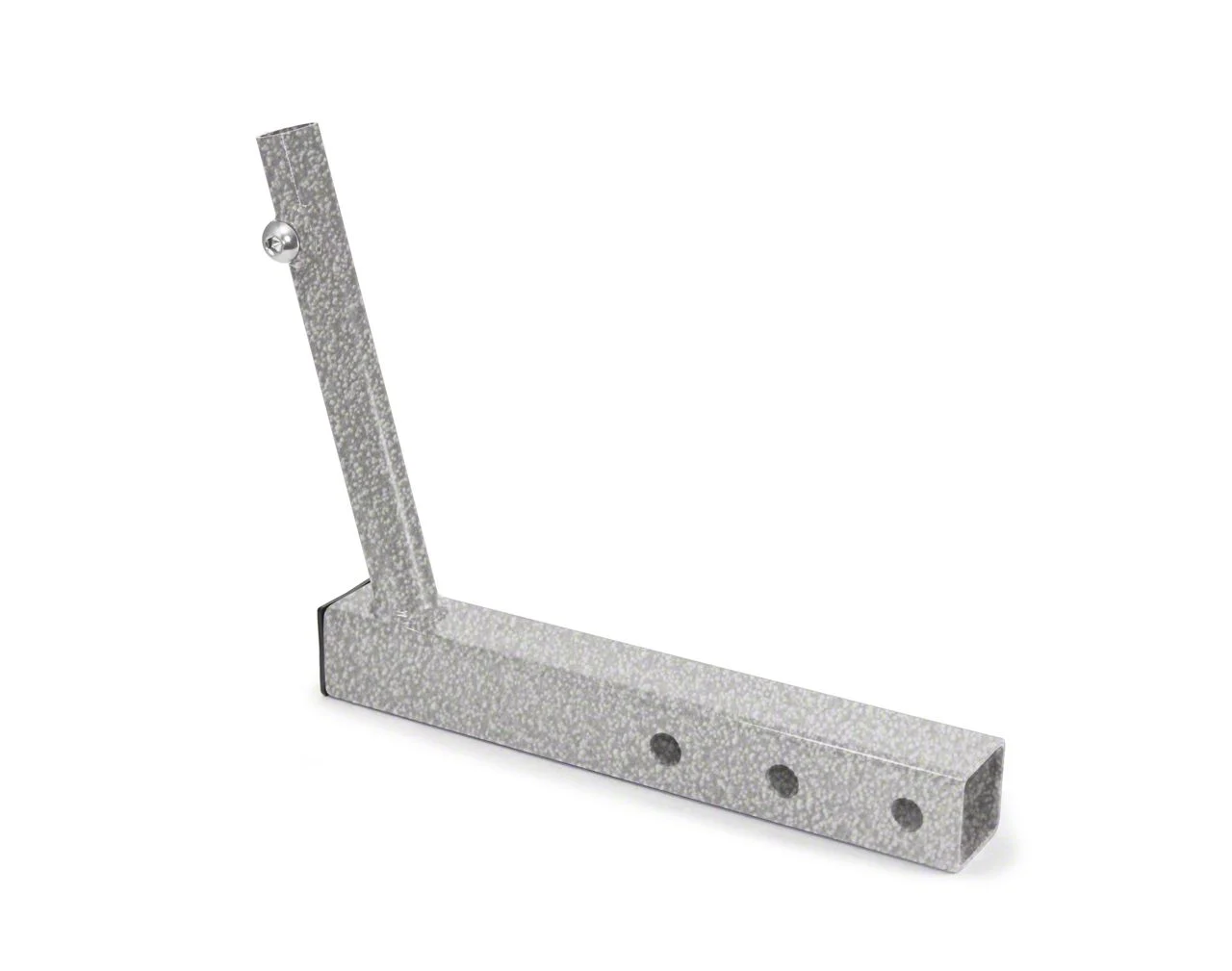 Steinjager Hitch Mounted Single Flag Holder; Gray Hammertone (Universal; Some Adaptation May Be Required)