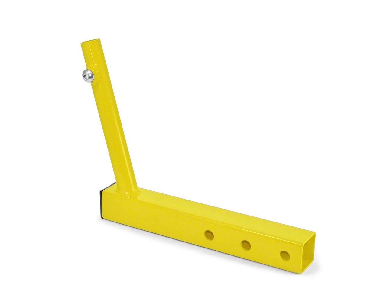 Steinjager Hitch Mounted Single Flag Holder; Lemon Peel (Universal; Some Adaptation May Be Required)