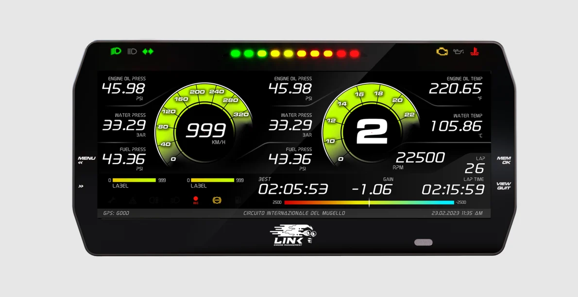Link ECU MXT Strada 10" Dash - Street Edition