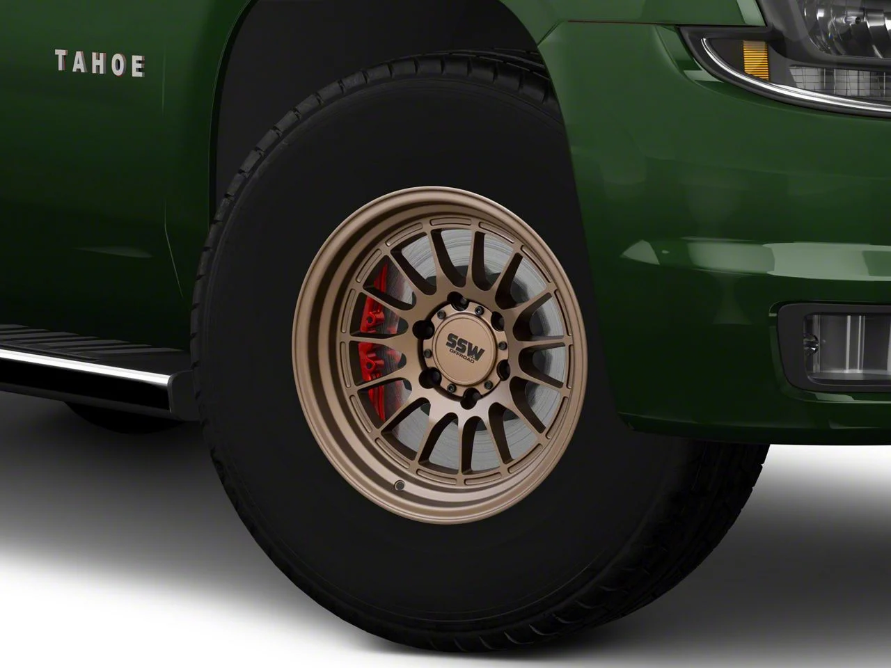 SSW Off-Road Wheels Dakar Matte Bronze 6-Lug Wheel; 17x9; -25mm Offset (15-20 Tahoe)