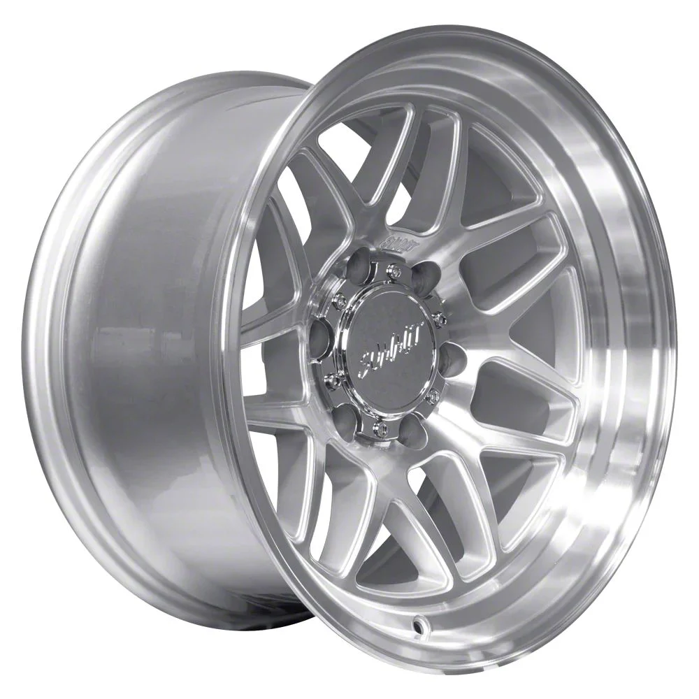 SSW Off-Road Wheels Sierra Machined Silver 6-Lug Wheel; 17x9; -25mm Offset (15-20 Tahoe)
