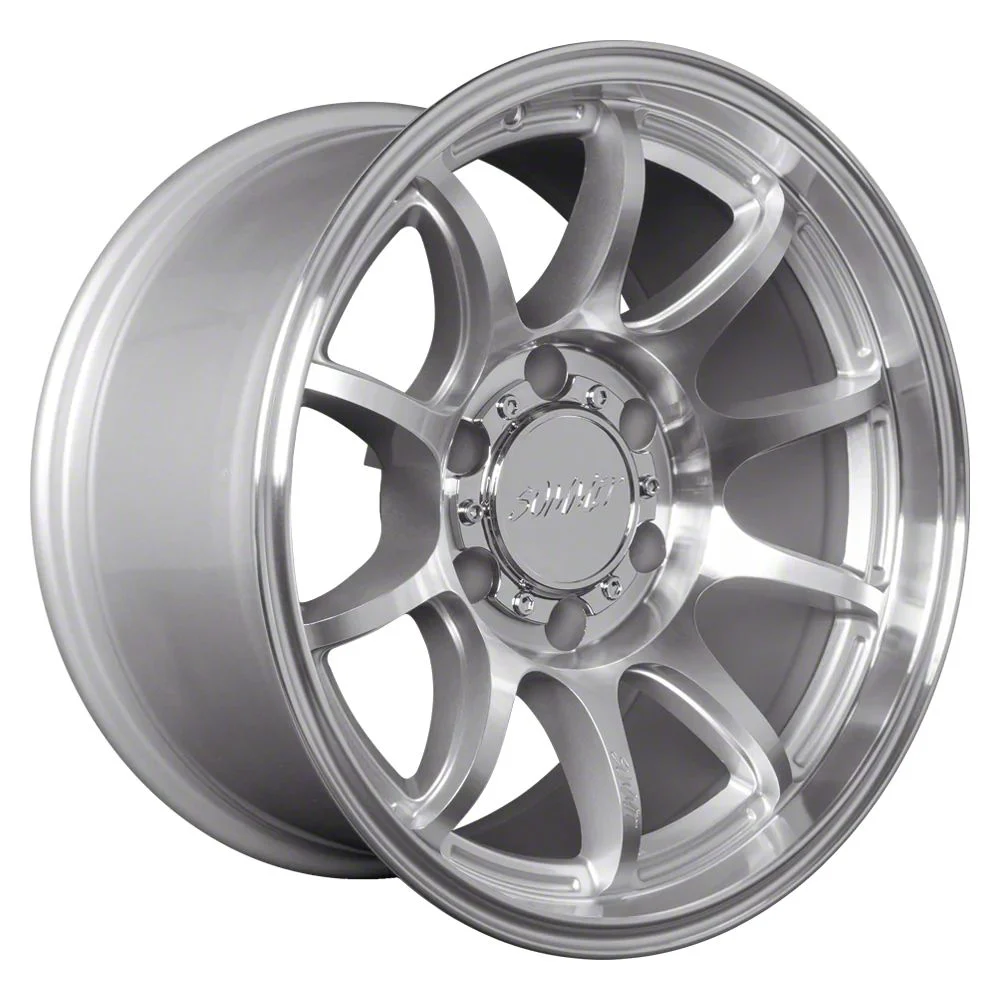 SSW Off-Road Wheels Apex Machined Silver 6-Lug Wheel; 17x9; -25mm Offset (19-23 Ranger)