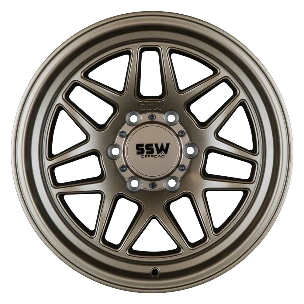 SSW Off-Road Wheels Sierra Matte Bronze 6-Lug Wheel; 17x9; -25mm Offset (07-14 Tahoe)