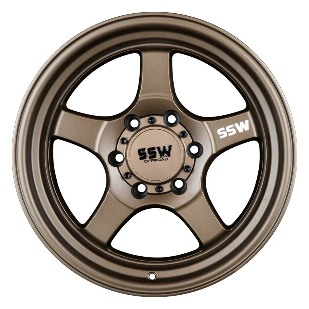 SSW Off-Road Wheels Stryker Matte Bronze 6-Lug Wheel; 17x9; -25mm Offset (07-14 Yukon)