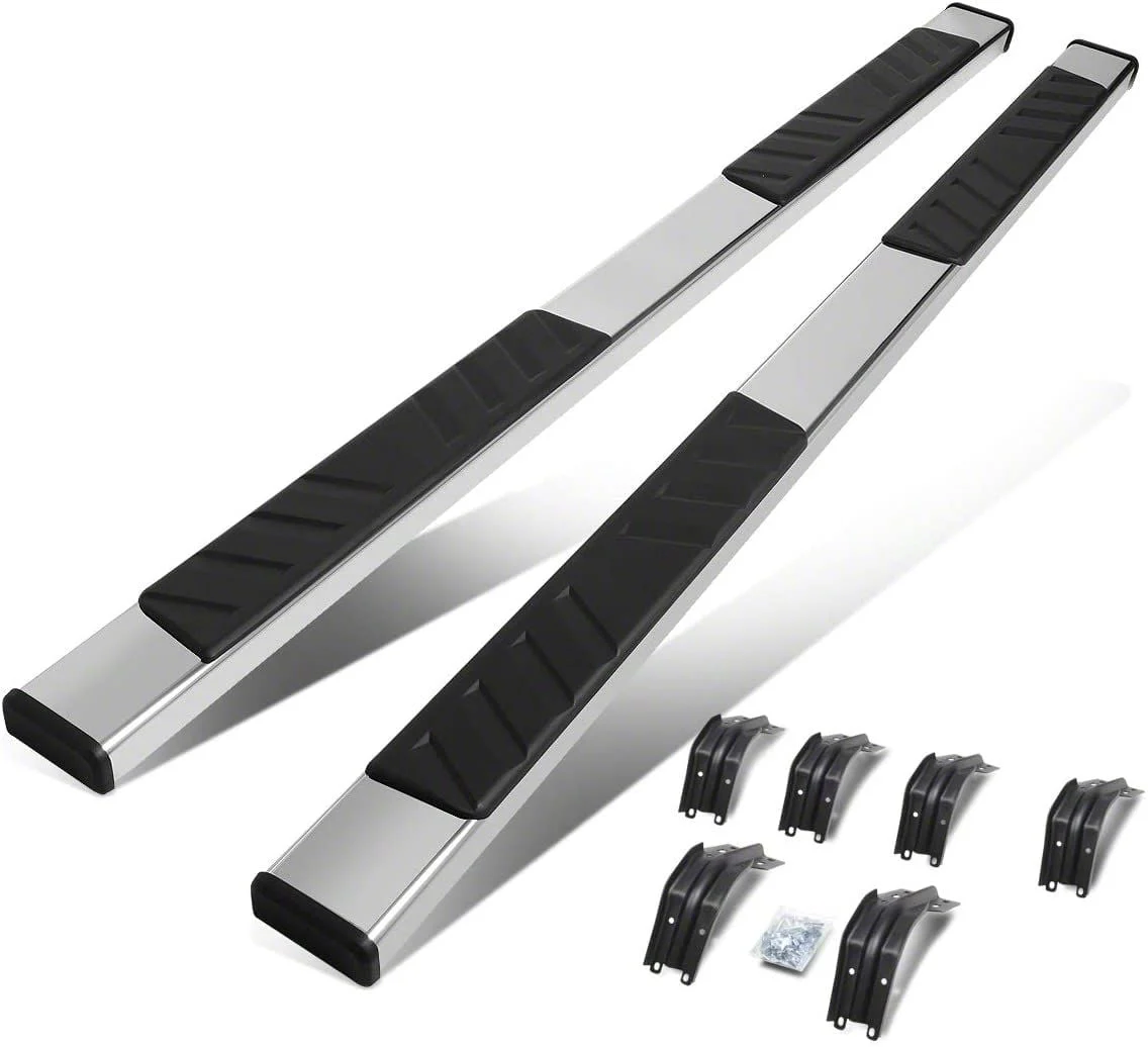 5-Inch Running Boards; Stainless Steel (11-16 F-250 Super Duty SuperCab)