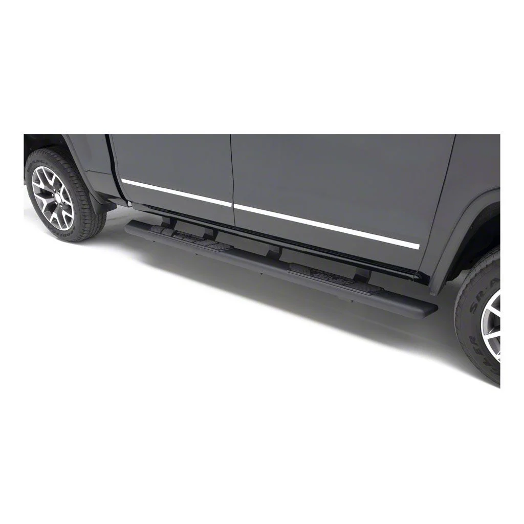 AscentStep 5.50-Inch Running Boards without Mounting Brackets; Carbide Black (17-26 F-250 Super Duty SuperCrew)