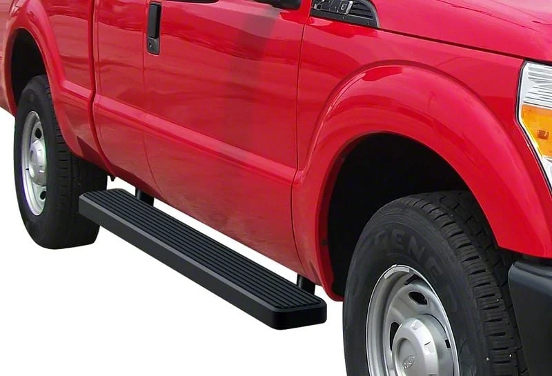 6-Inch iStep Running Boards; Black (11-16 F-250 Super Duty SuperCab)