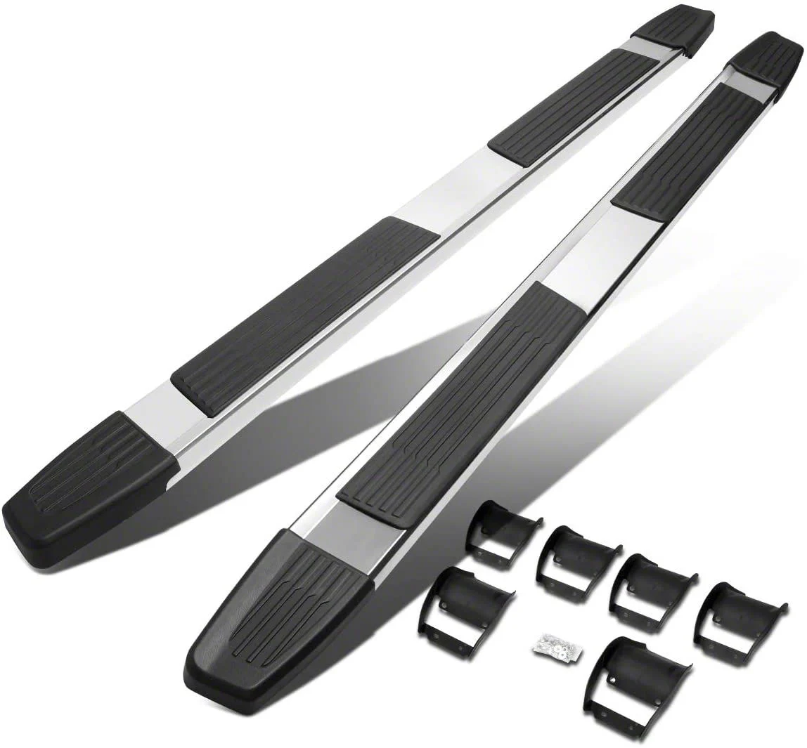 6-Inch Running Boards; Stainless Steel (17-26 F-250 Super Duty SuperCab)