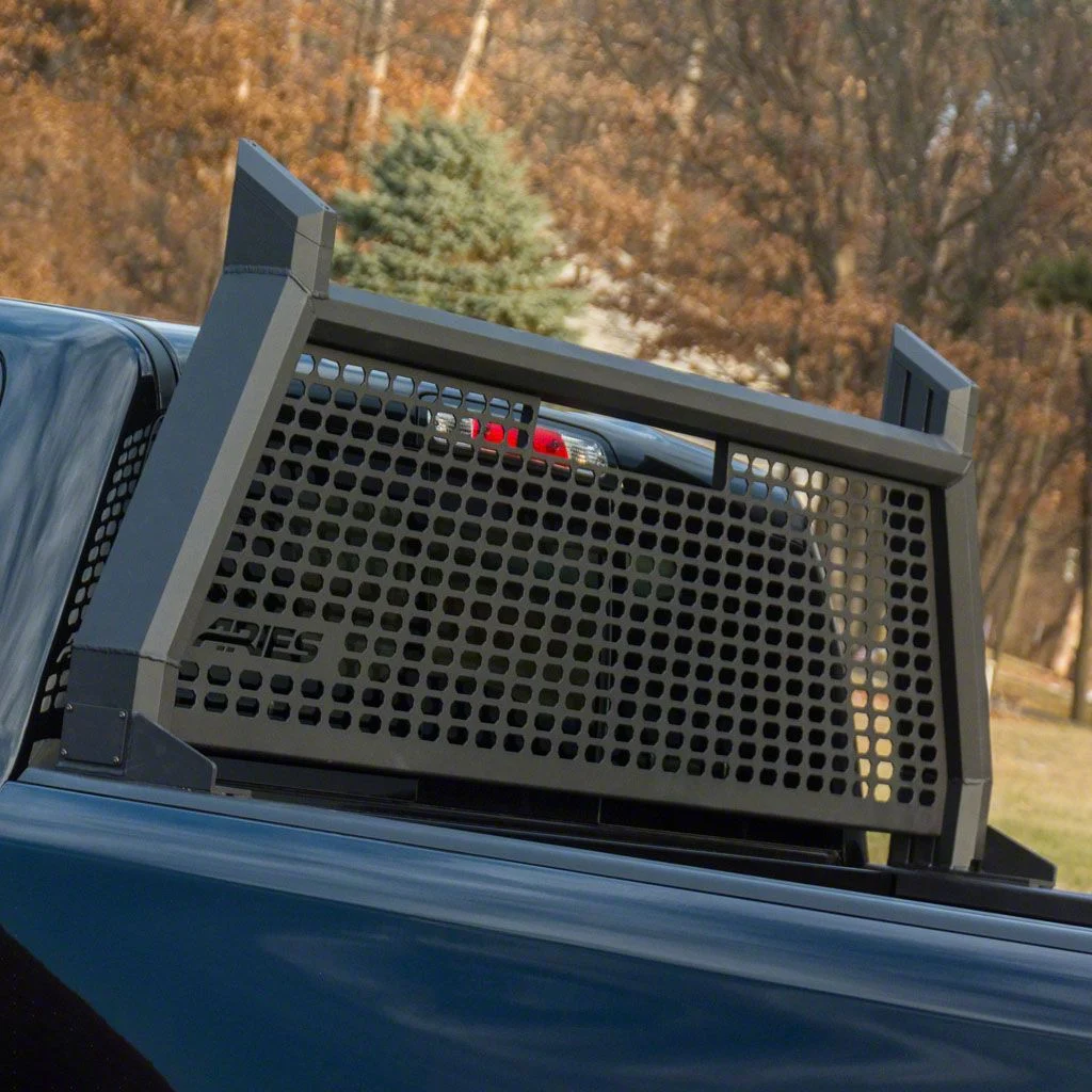 AdvantEDGE Headache Rack; Carbide Black (17-26 F-250 Super Duty)