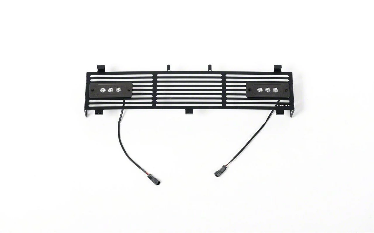 Putco Bar Design Lower Bumper Grille Insert with 6-Inch Luminix Light Bars; Black (11-16 F-250 Super Duty)