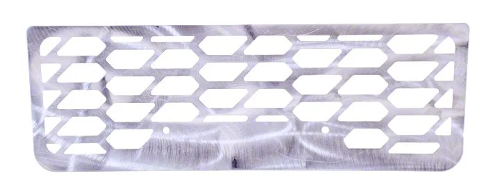 Putco Hex Shield Lower Bumper Grille Insert; Polished (17-19 F-250 Super Duty)