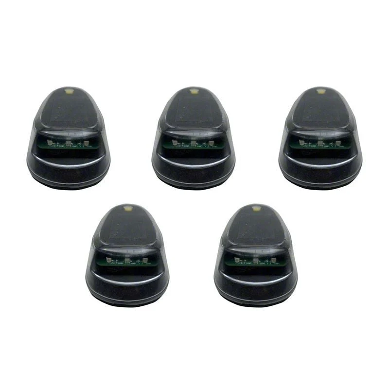 LoPro Wireless Solar-Powered Truck CAB LED Lights; Amber (Universal; Some Adaptation May Be Required)