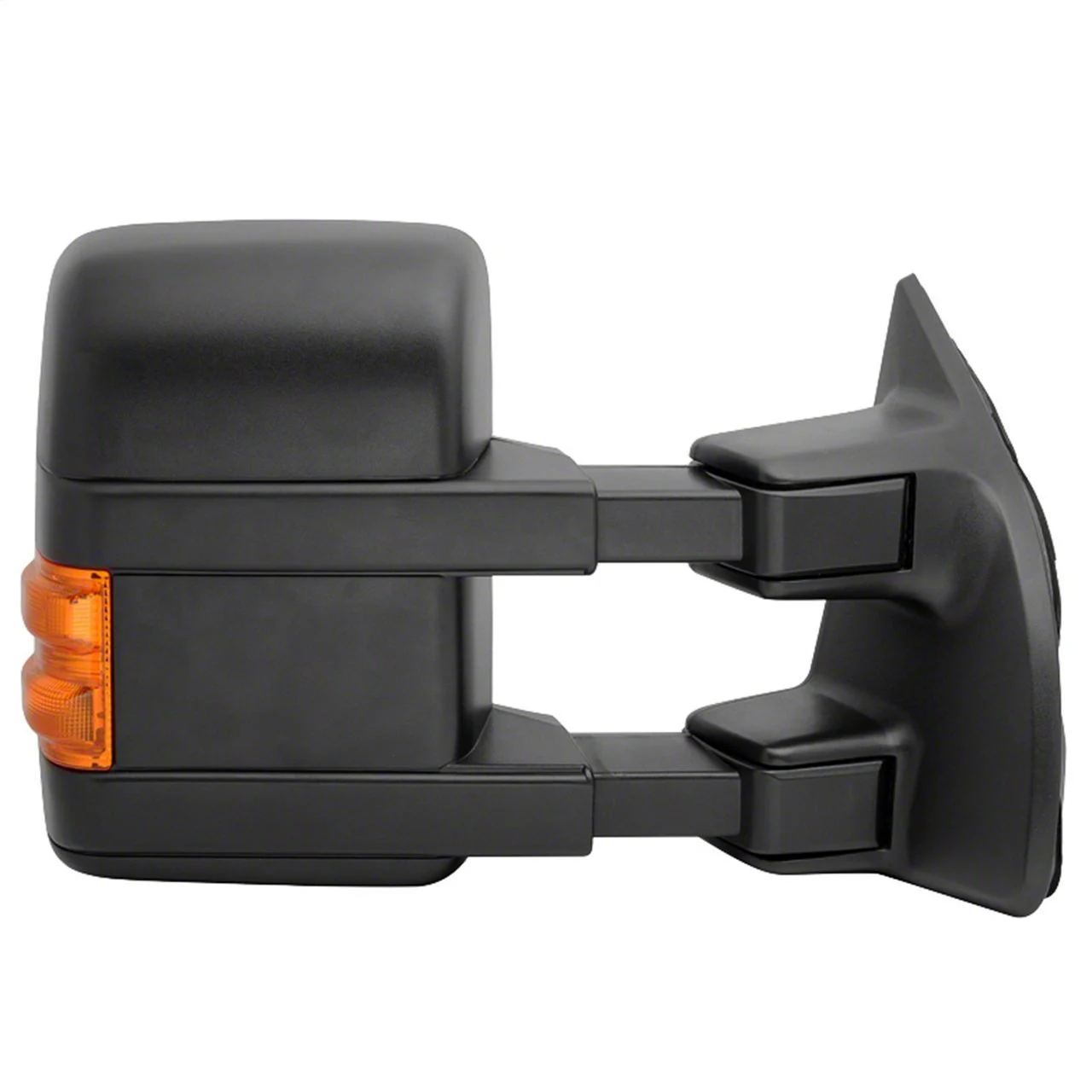 Manual Extendable Mirror with Amber LED Turn Signal; Passenger Side (11-14 F-250 Super Duty)