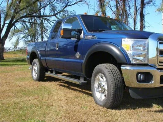 Original Riderz Fender Flares; Smooth Black (11-16 F-250 Super Duty)