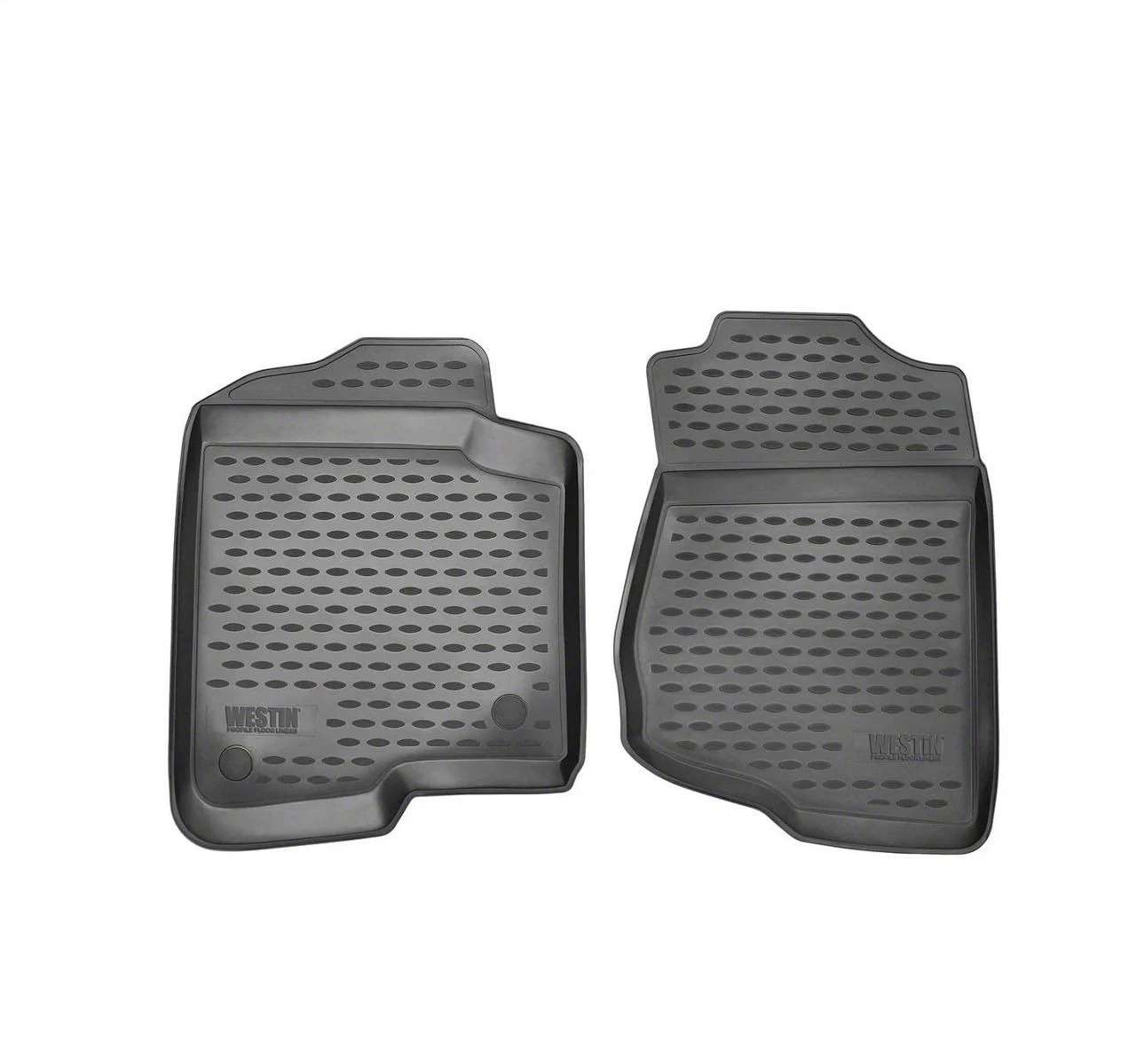Westin Profile Front Floor Liners; Black (17-19 F-250 Super Duty SuperCab, SuperCrew)