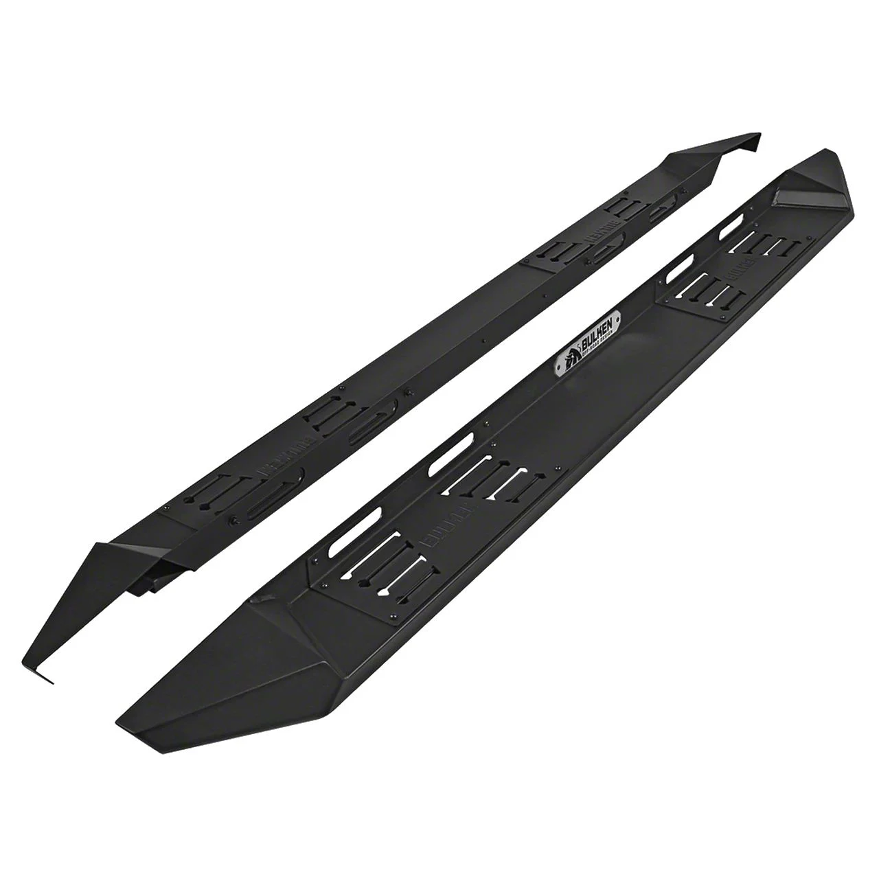 Rugged Running Boards; Satin Black (11-16 F-250 Super Duty SuperCrew)