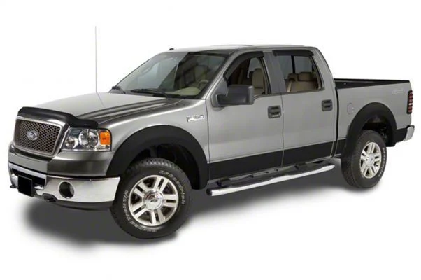 Trail Riderz Fender Flares; Smooth Black (17-22 F-250 Super Duty)