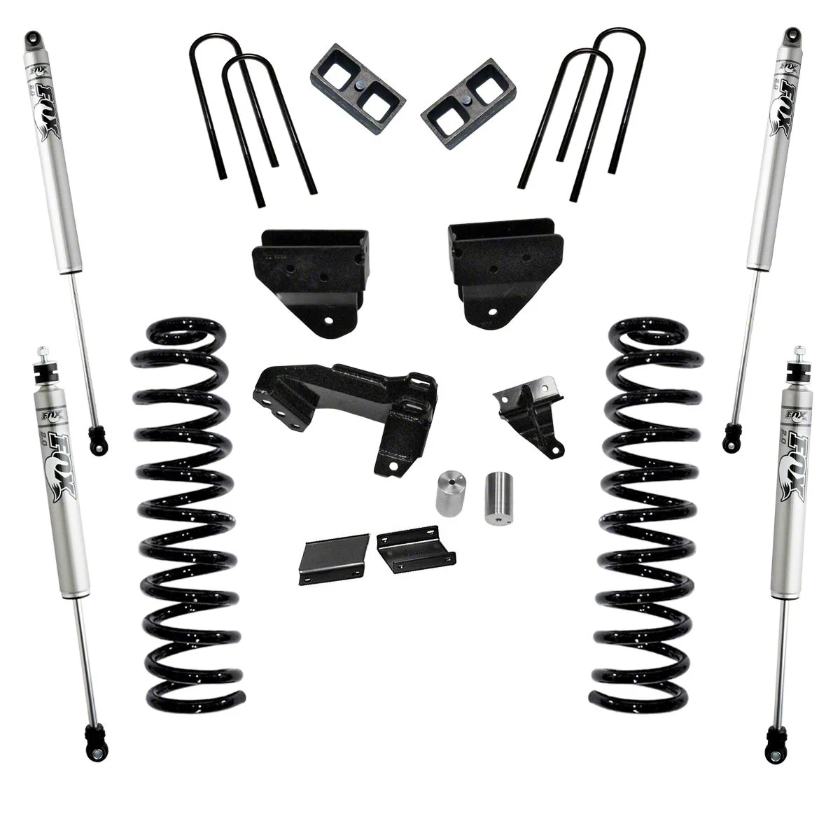 SuperLift 4-Inch Suspension Lift Kit with Fox Shocks (11-16 4WD 6.7L Powerstroke F-350 Super Duty)