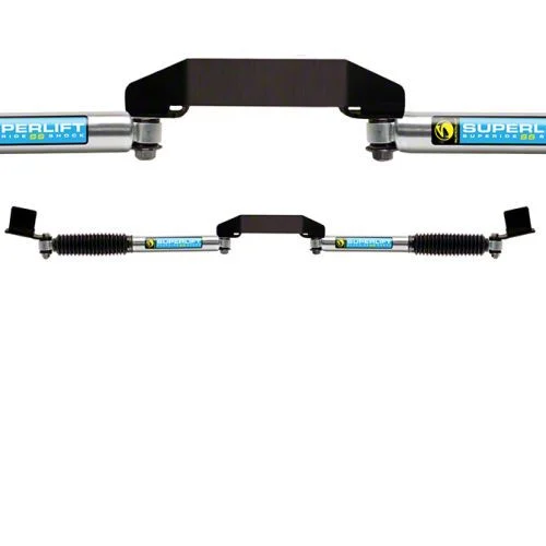 SuperLift Superide SS by Bilstein Dual Steering Stabilizer Kit (03-08 4WD RAM 2500)