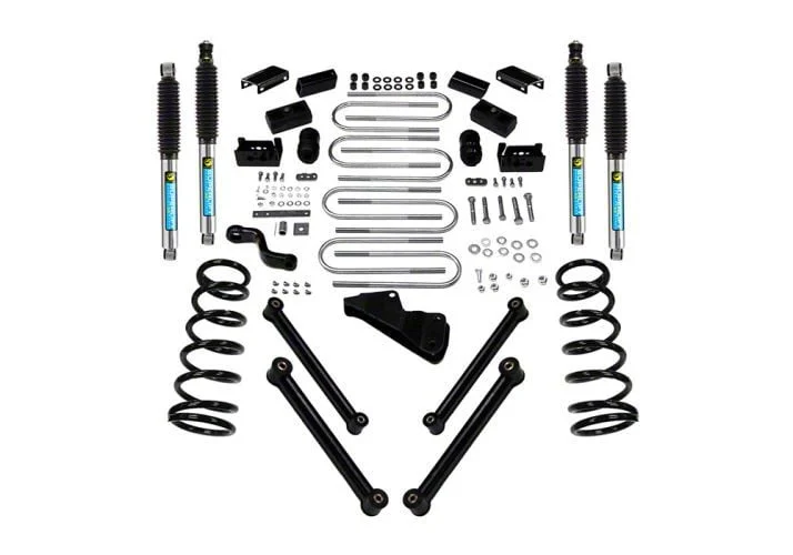 SuperLift 4-Inch Suspension Lift Kit with Bilstein Shocks (10-12 4WD 6.7L RAM 3500)