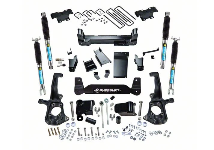 SuperLift 6-Inch Knuckle Suspension Lift Kit with Bilstein Shocks (11-19 Silverado 2500 HD SRW)