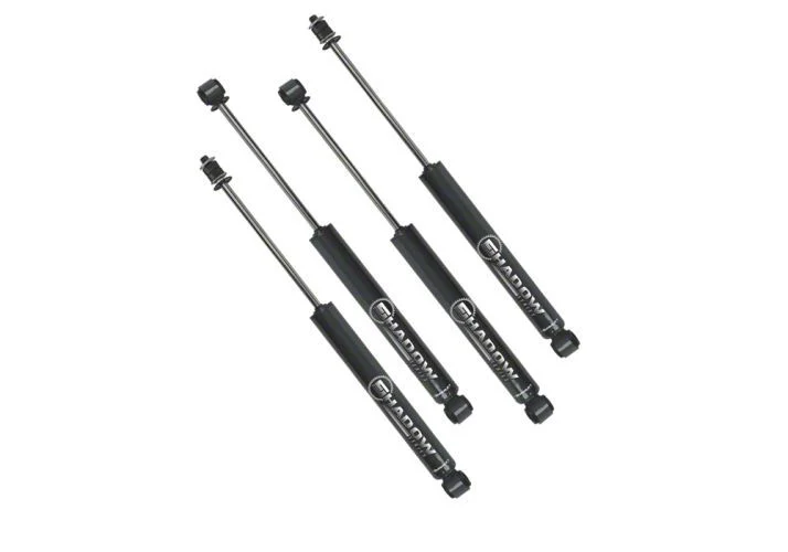 SuperLift Shadow Series Front and Rear Shocks for 6-Inch Lift (07-10 4WD Silverado 2500 HD)