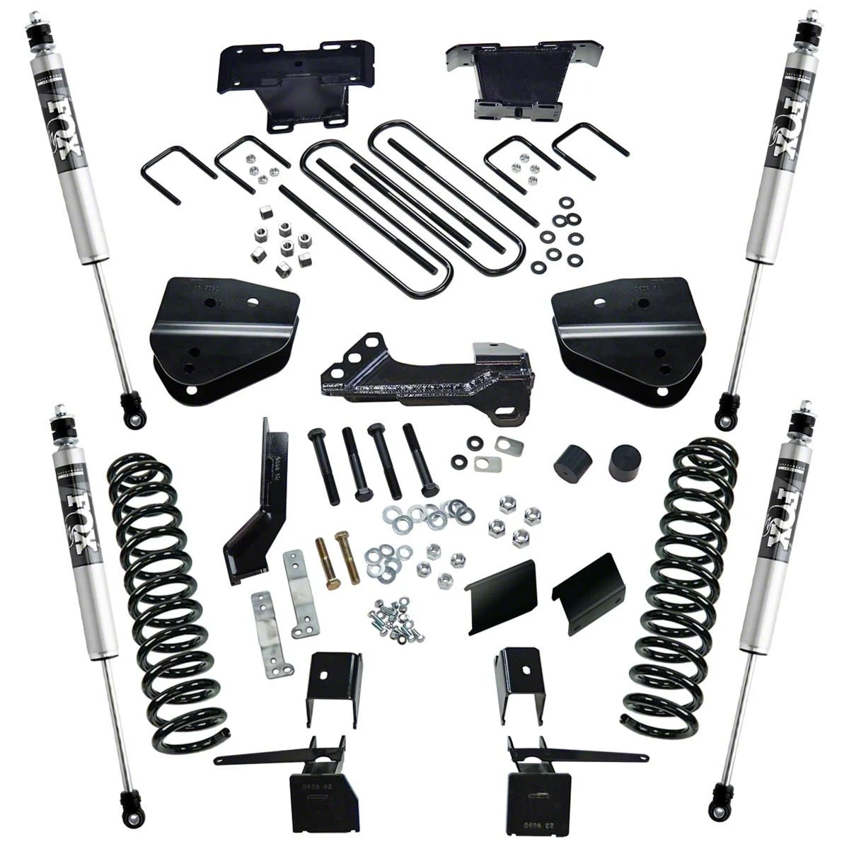 SuperLift 4-Inch Spacer Suspension Lift Kit with FOX Shocks (17-22 4WD 6.7L Powerstroke F-250 Super Duty)