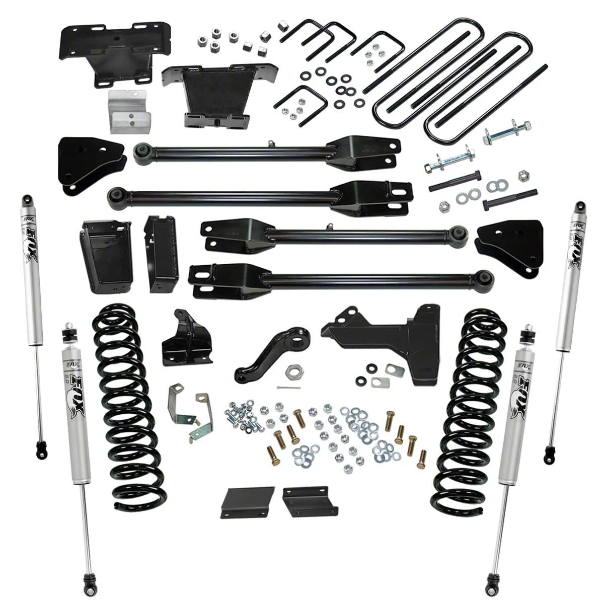 SuperLift 6-Inch 4-Link Suspension Lift Kit with FOX Shocks (11-16 4WD 6.7L Powerstroke F-250 Super Duty)