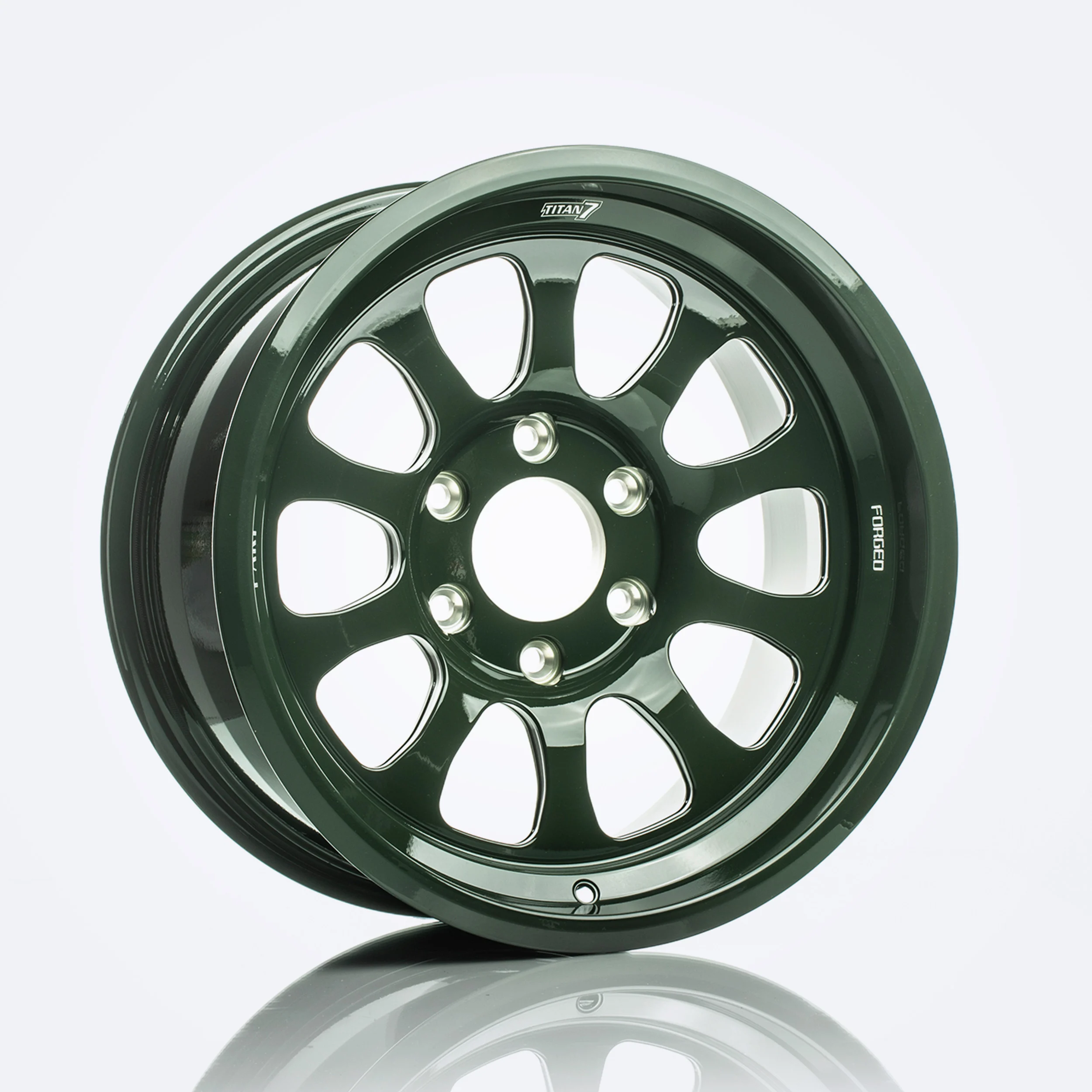 Titan 7 T-AK1 18x9.5 +30 5x130 84.1 Tioga Green -TAK11895030513084TG