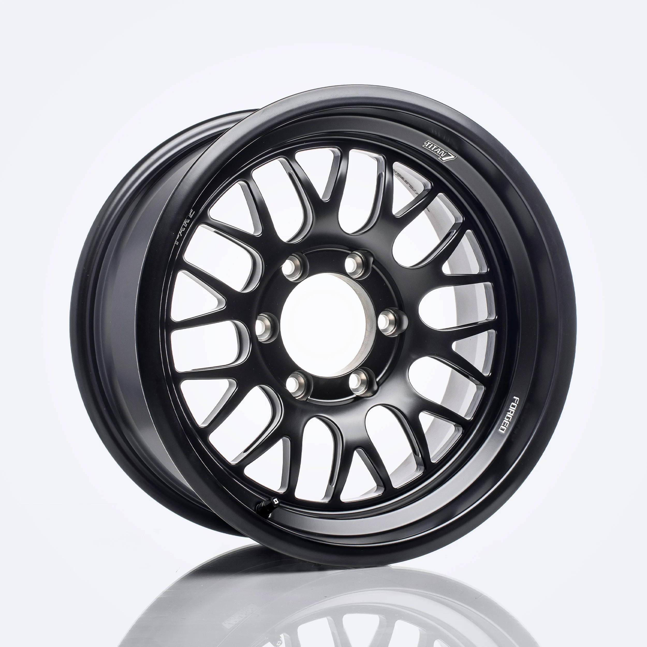 Titan 7 T-AK2e 17x8.5 -8 6x139.7 106.3 Machine Black -TAK2e17850086139106MB-LEXUS