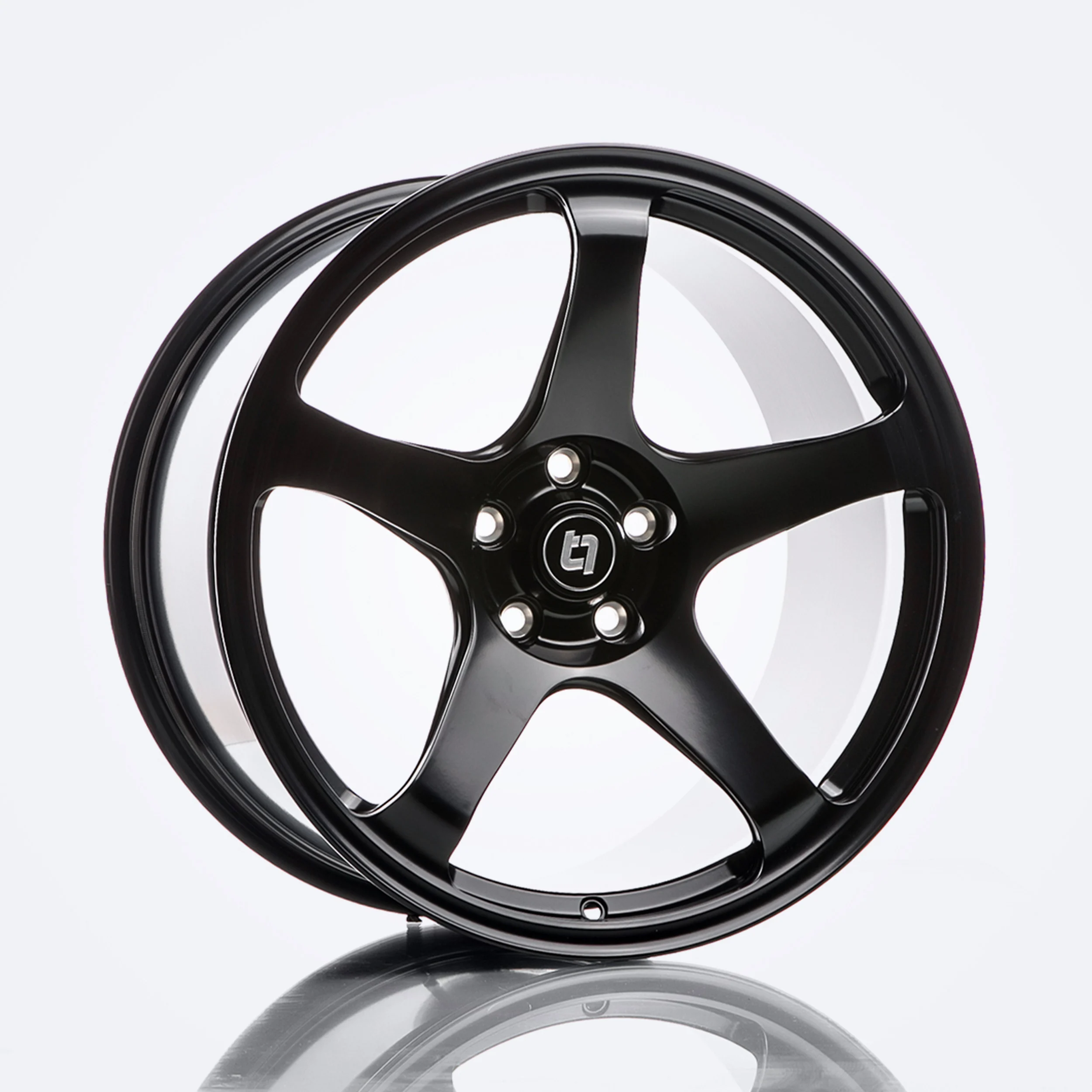 Titan 7 T-C5 17x8 +37 5x114.3 73.1 Machine Black -TC501780037511473MB