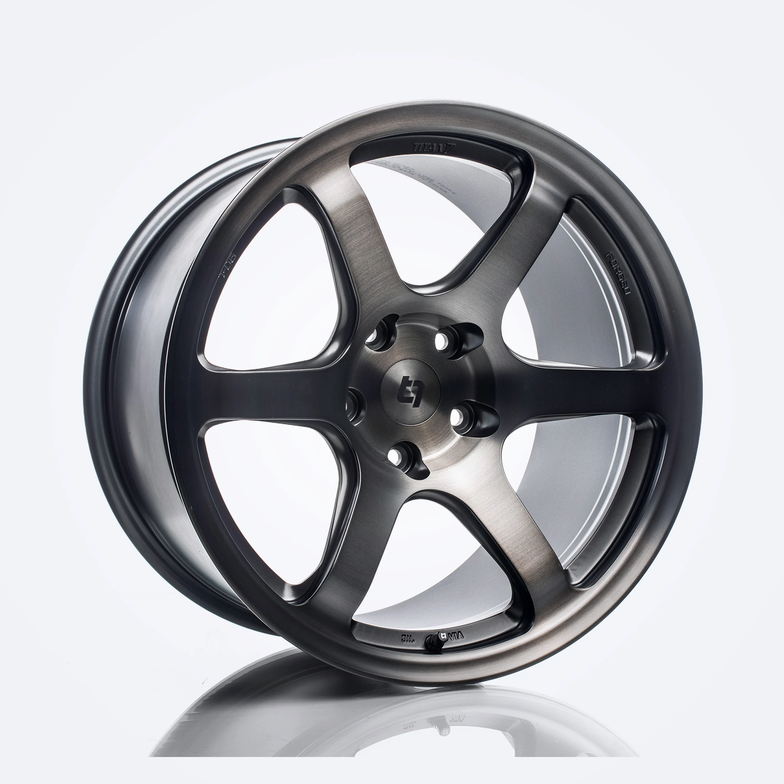 Titan 7 T-D6e 18x9.5 +35 5x120 72.56 Hybrid Machine Dark -TD6e1895035512072HD-ACURA