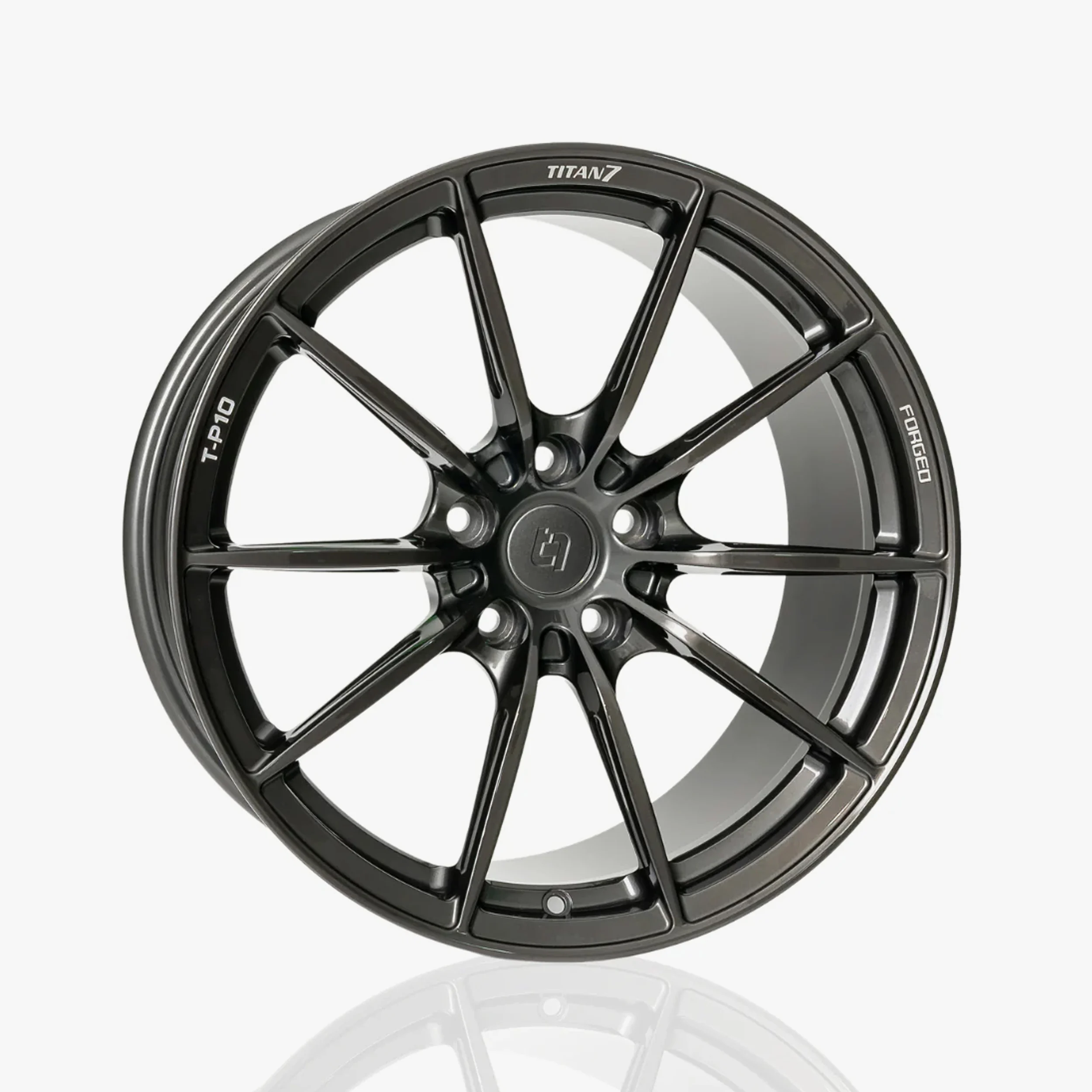 Titan 7 T-P10 20x9.5 +35 5x114.3 64.15 Advanced Dark Gunmetal - Telsa Model Y -TP102095035511464DG