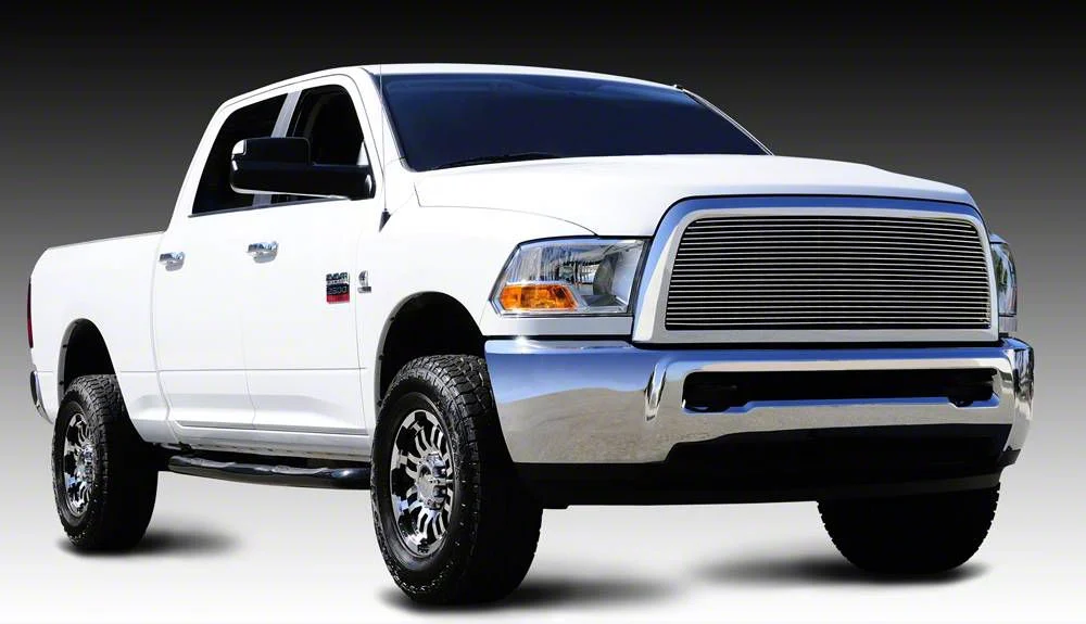 T-REX Grilles Billet Series Upper Grille Insert; Polished (10-12 RAM 3500)