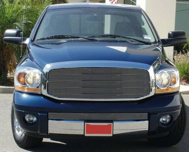 T-REX Grilles Billet Series Upper Grille Insert; Polished (06-09 RAM 3500)