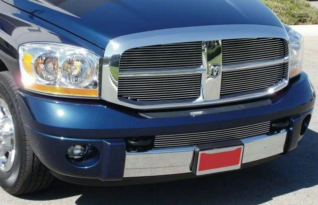 T-REX Grilles Billet Series Upper Grilles Insert; Polished (06-09 RAM 3500)