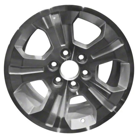 5-Spoke Replica Aluminum Silver 6-Lug Wheel; 18x8.5; 24mm Offset (07-14 Tahoe)