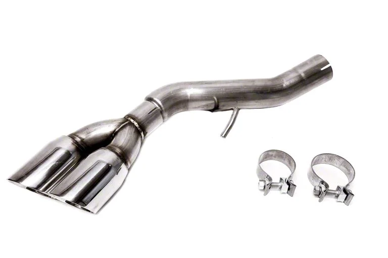 Axle-Back Exhaust with Polished Tips; Side Exit (07-14 5.3L Tahoe)