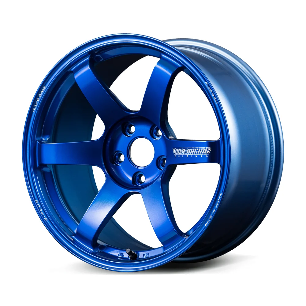 TE37 SAGA S-PLUS 18X11.0 +15 5-114.3 HYPER BLUE