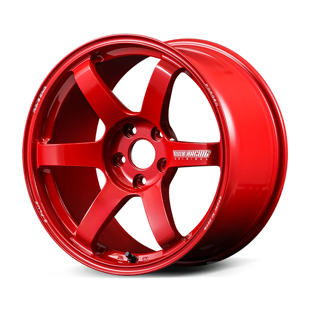 TE37 SAGA S-PLUS 18X10.0 +35 5-114.3 HYPER RED