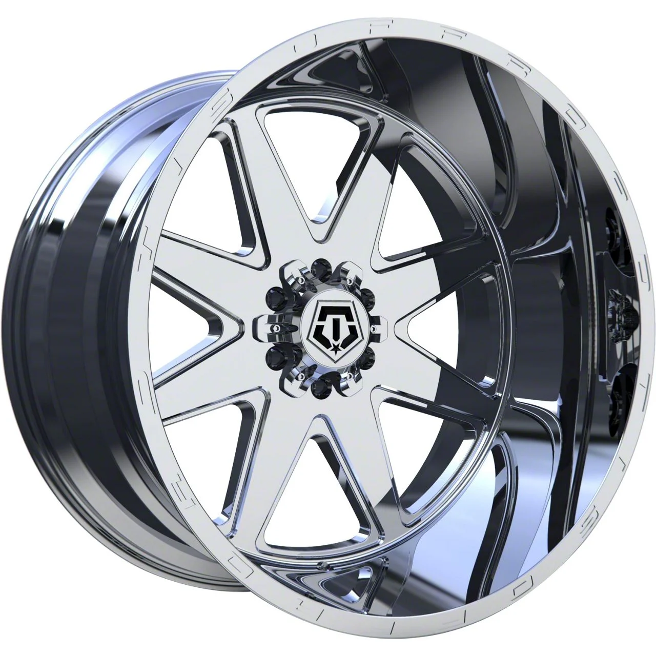 TIS 551P Polished 6-Lug Wheel; 22x12; -44mm Offset (14-18 Sierra 1500)