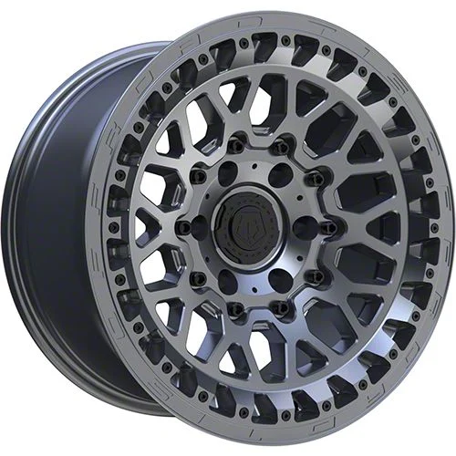 TIS 555A Satin Anthracite 6-Lug Wheel; 17x9; -12mm Offset (14-18 Sierra 1500)