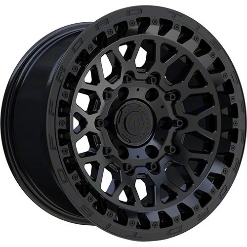 TIS 555SB Satin Black 6-Lug Wheel; 17x9; -12mm Offset (14-18 Silverado 1500)