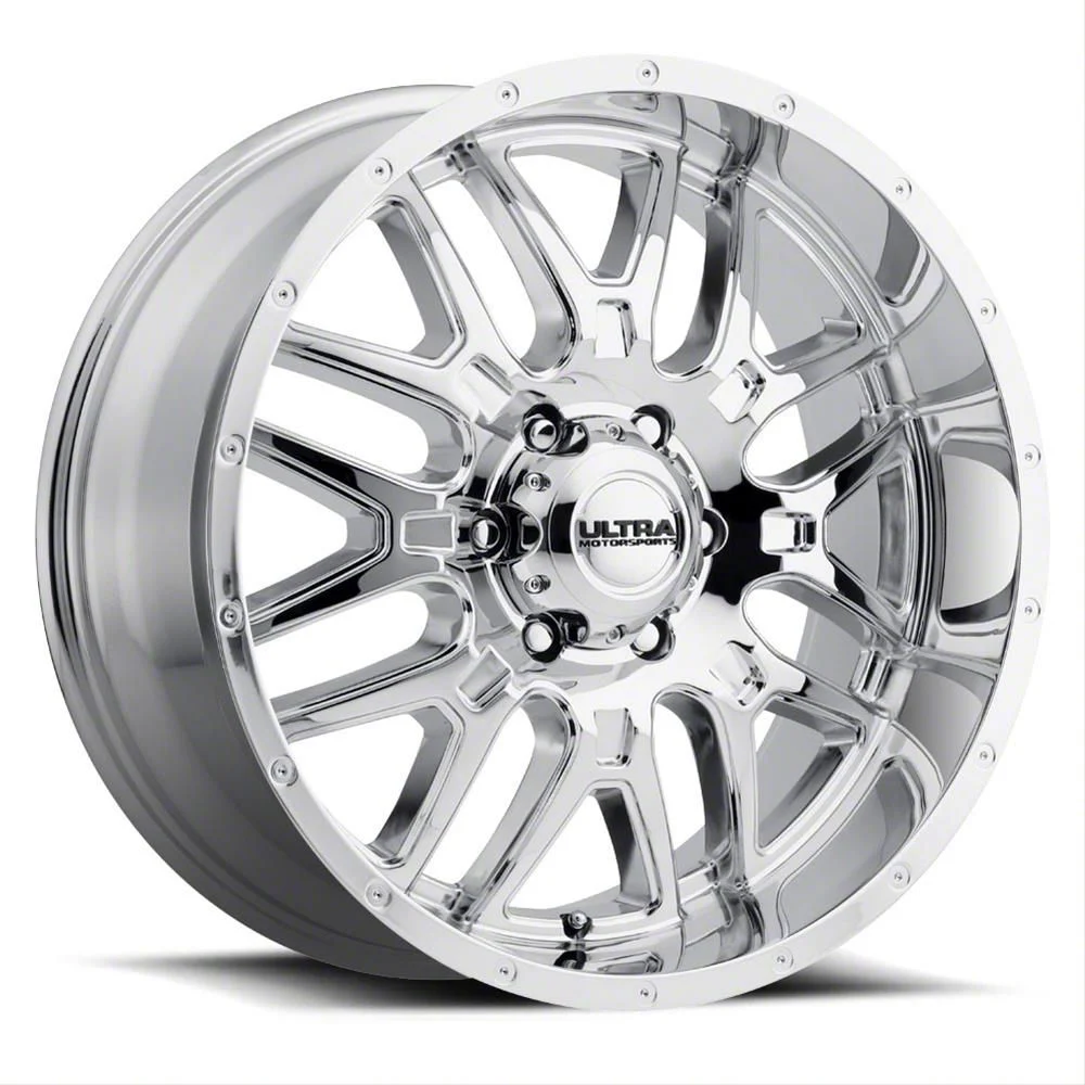 Ultra Wheels Hunter Chrome 8-Lug Wheel; 20x10; -25mm Offset (07-10 Sierra 3500 HD SRW)