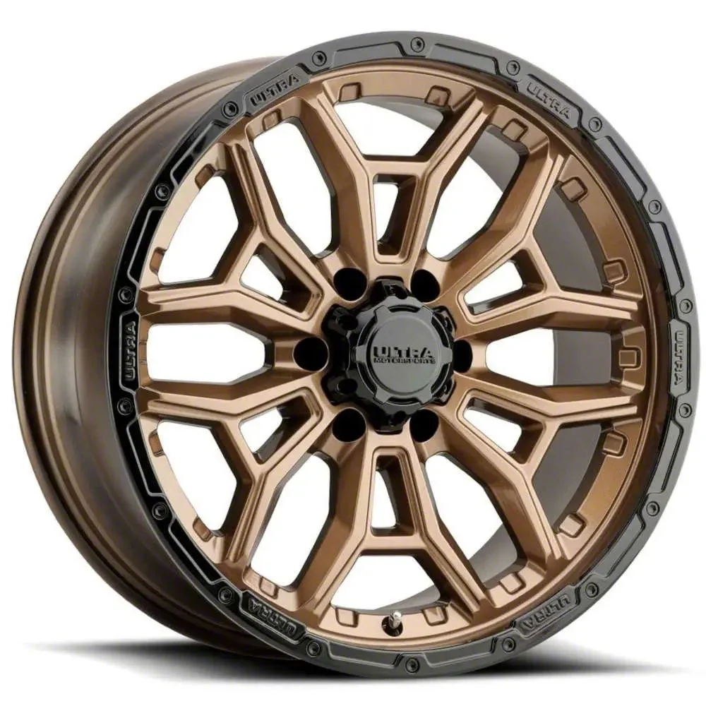 Ultra Wheels Warmonger 6 Bronze 6-Lug Wheel; 17x9; 18mm Offset (07-14 Yukon)