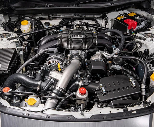 HKS Toyota GR8 ZN8 FA24 STEP0 GT2 Supercharger Pro Kit.