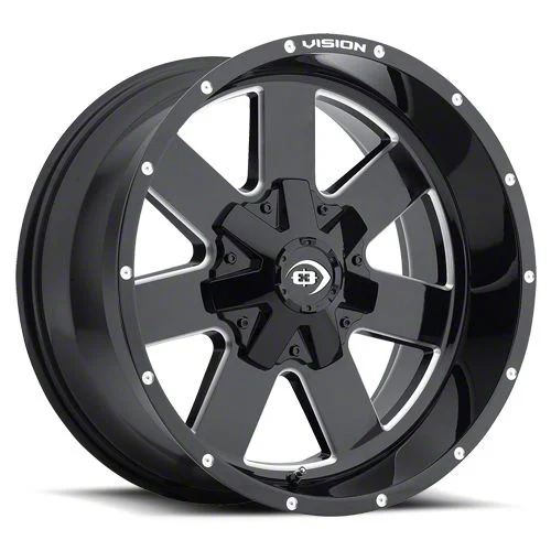 Arc Gloss Black Milled 6-Lug Wheel; 18x9; 12mm Offset (21-26 F-150)